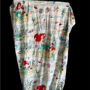 Disney Vintage The Little Mermaid twin Flat Sheet